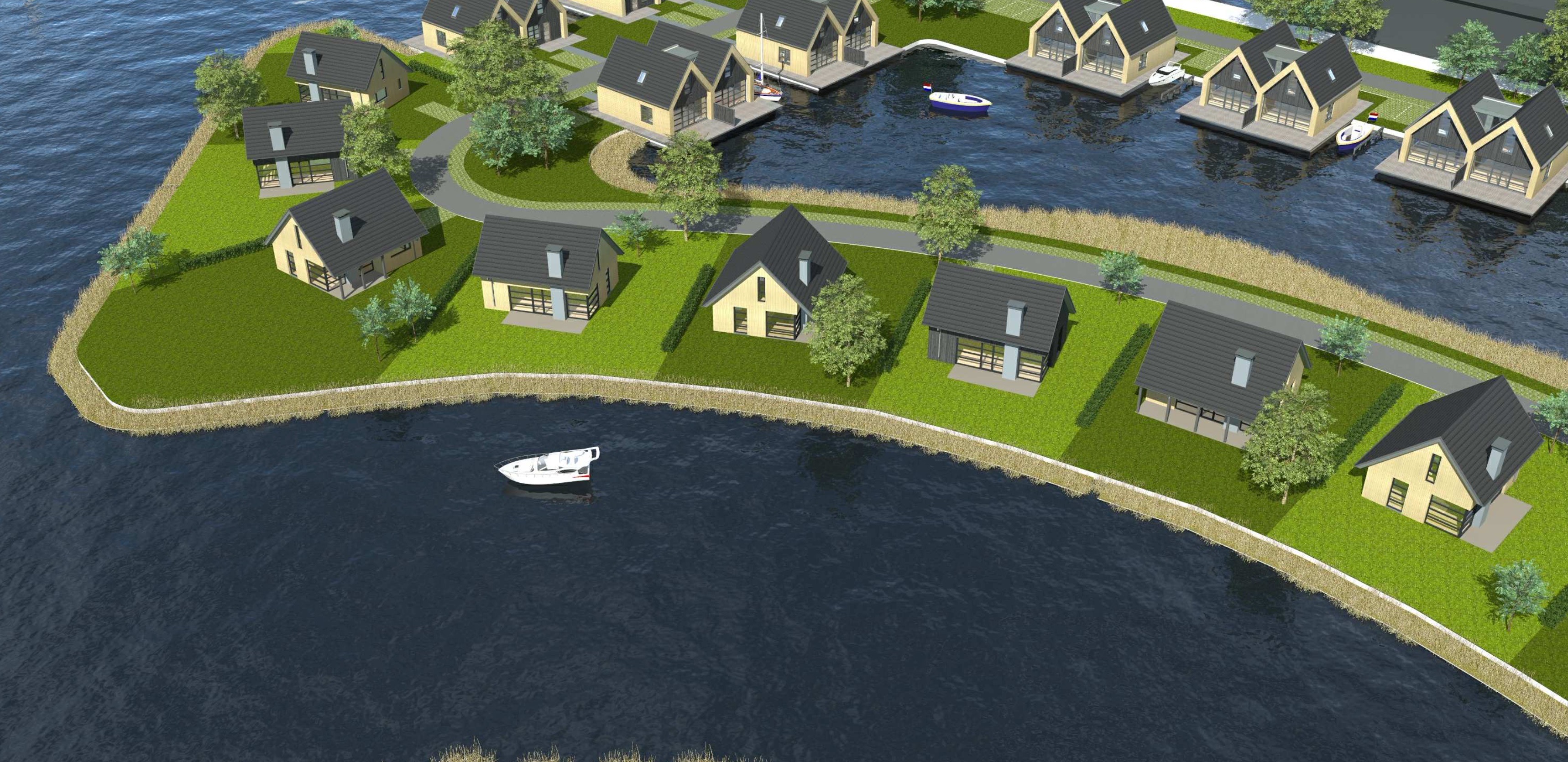 Waterpark De Driesprong te Langelille 2e fase